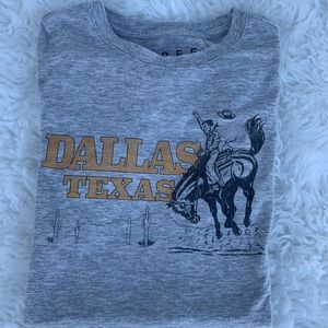 Ladies Dallas Texas T-shirt free state size medium slim fit